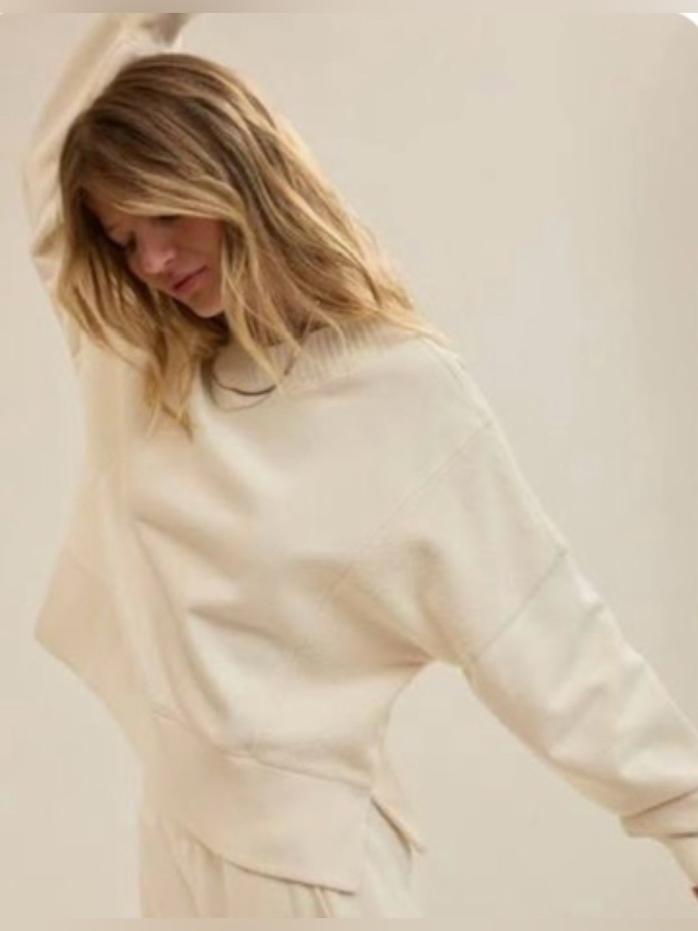 NWT - Aerie “Après Chill” Sweatshirt in Cream